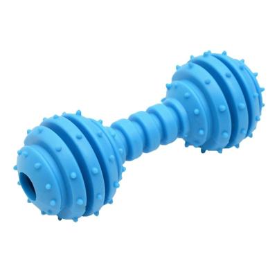 China Sturdy Durable Pet Toy Heavyweight Durable Rubber Dog Chew Toys Molar Teeth Sounding Bite-Resistant Pet Toy for sale