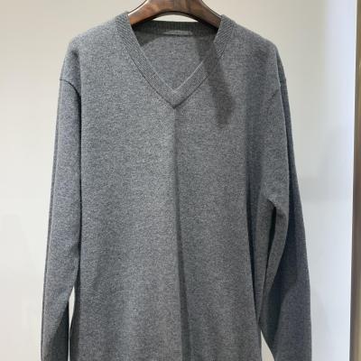 China High Quality Soft Anti-wrinkle Cashmere Sweater V-Neck Sweater Men Sweater for sale