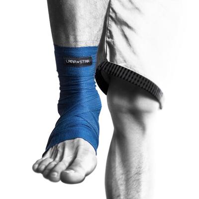 China Sports Fitness Exercise Men's Elastic Breathable Ankle Bandage Sports Anti-sprain Protector Boxing Ankle Brace for sale