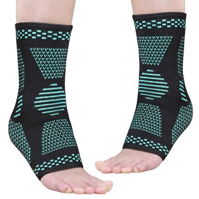 China Wholesale Breathable Emerald Green Ankle Support Basketball Adjustable Elasticity Football Ankle Brace for sale