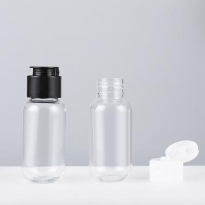 China Biodegradable PET Cosmetic Packaging Plastic Bottle , Skin Care Spray Flat Shoulder Plastic Packaging Bottle Eco - Friendly for sale