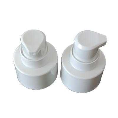 China Non Spill 24 Mm Pearl White Custom Popular Cream Pumps For Jar And Bottle for sale