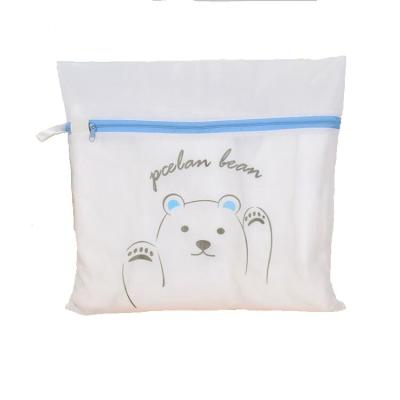 China Eco-friendly Durable Made In China Cartoon Washing Bag Mesh Laundry Dirty Clothes Zipper Machine Laundry Bag Printing Logo for sale