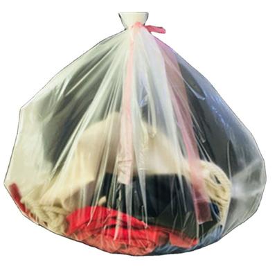 China Eco-friendly Durable Wholesale Pva Disposable Water Soluble Laundry Bag For Hospital Vacation Hotel for sale