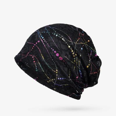 China COMMON Have Spring Party Fashion Snapback / Summer Lace Hollow Breathable Hijab for sale