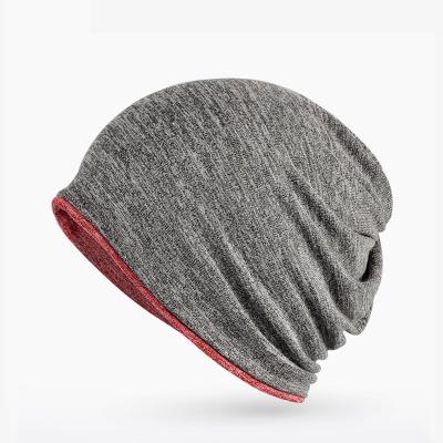 China COMMON Have Stock Street Sweat-absorbing Outdoor Sports Cycling In Fall And Winter Beanie Hats for sale