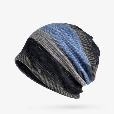 China JOINT factory direct polyester knitted checked bao winter beanie working cycling warm hats wholesale for sale