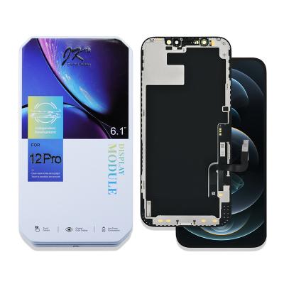 China JK Compatible Cheap Black Full Price Mobile Phone Accessories Show For Iphone 12/12Pro LCD Screen for sale