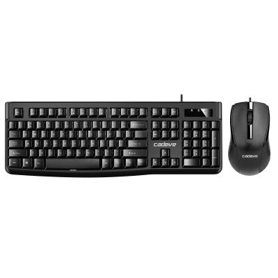 China parchute cable desktop keyboard and mouse combined with full ABS eco-friendly material for sale