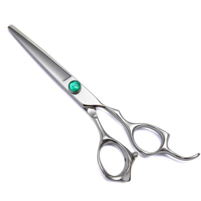 China Dogs Stones Colored Straight Scissors Professional Grooming Dog Shears 440C Stainless Steel Hair Scissors For Pet for sale