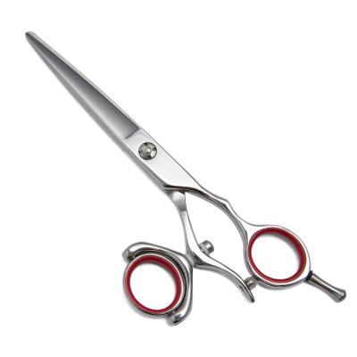 China Dogs Swivel Scissors Straight Scissors Grooming Dog Shears 440C Stainless Steel Hair Scissors For Pet for sale