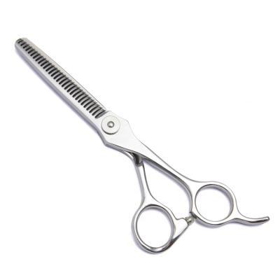 China Professional Barber Scissors Thinning Shears 440C Hairdressing Thinning Products Scissors 6 Inch Grooming Tools for sale