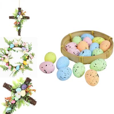 China Easter Decoration Rattan Ring Easter Crafts For Party Decoration DIY Home Supplies Wooden Door Happy Easter for sale