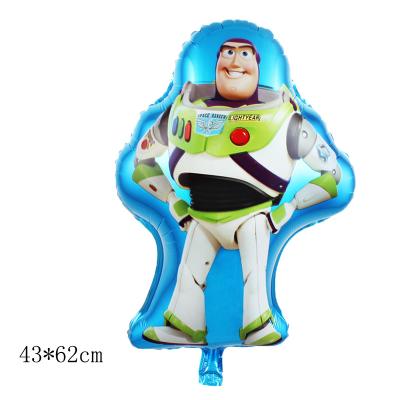 China Party Supplies Cartoon Buzz Light Year Balloons Toy Story Foil Balloon for sale