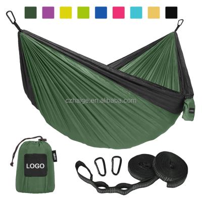 China Durable Factory Wholesale Custom Double And Single Camping Hammock Lightweight Portable Outdoor Travel Hammocks for sale