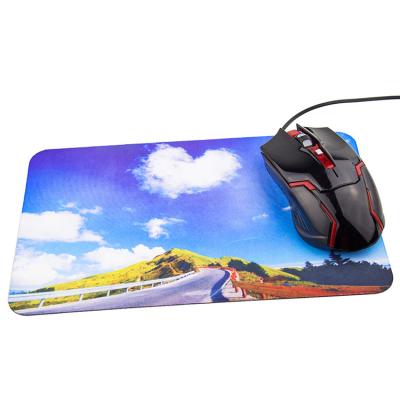 China PASSIONATE Logo Printed Natural Rubber Gaming Promotional Mouse Pad for sale