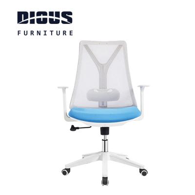 China Dious Foshan low price adjustable mesh workstation adjustable lifting computer wheel (height) adjust chairs in the office for sale