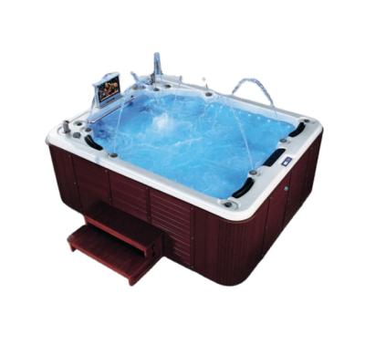 China Freestanding large size outdoor acrylic hot tub with 5 seats H-5512 for sale