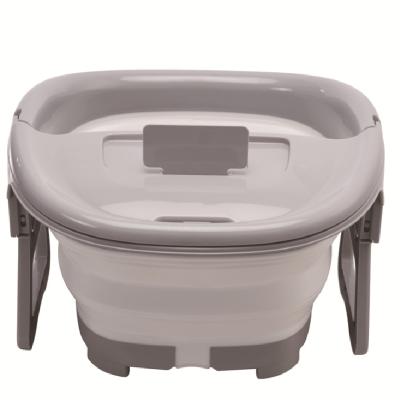 China Viable Foldable Foot Basin Plastic Portable Folding Foot Tub Foot Tub For Adults for sale