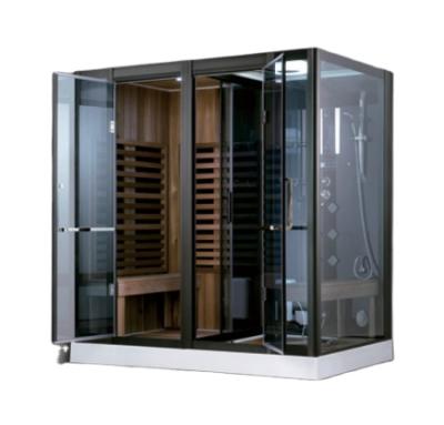 China Computer Control Panel Sauna Room Greenhouse Far Infrared Far Infrared Sauna Saunas White Light Acrylic for sale