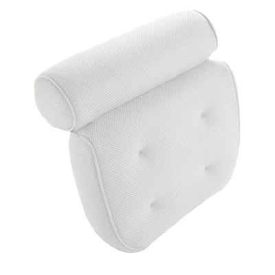 China Sustainable Bathtub Spa Pillow For Head Neck Shoulder Back Support And Relax Spa Cushion Non Slip Bath Pillow for sale