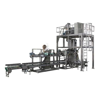 China 5-50KG Beverage Bag Packing Machine With Conveyor And Sewing Machine for sale