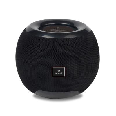 China Hot Selling Kisonli Ball Shape Wireless With Clamp Handsfree Calls Wireless Blue Tooth Speaker for sale