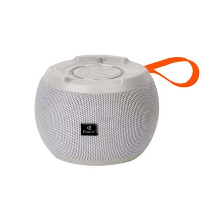 China Wireless Outdoor Portable Ball Shape Wireless BT Speaker With TWS Function Clamp Antenna for sale