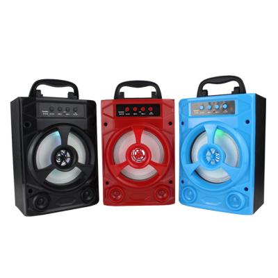 China Phone Function Tooth Speaker LED Speaker Outdoor Portable Blue Lightweight Wireless Dancing Speakers for sale