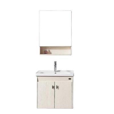 China SHANGJU Style Modern Small Wooden Vanity Bathroom Waterproof Cabinet for sale