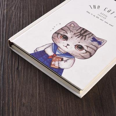 China Custom Printing Recycled Custom Hardcover Cartoon Hardcover Notebook A5 Custom Diary For School Work Travel Use Typesetting, Write Beige Paper for sale