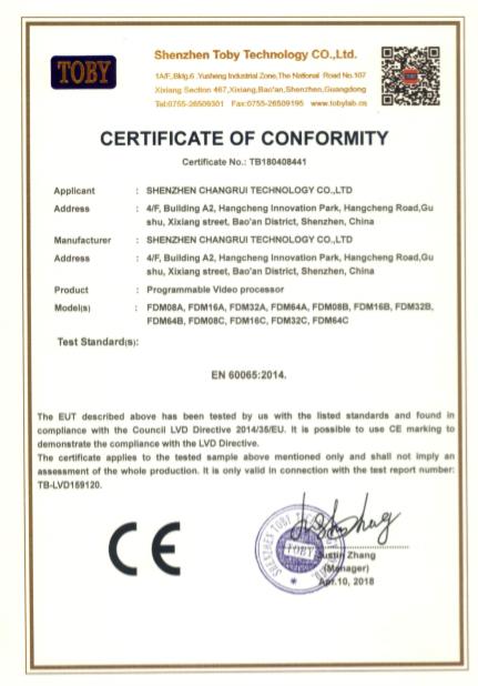 CE - Shenzhen Changrui Technology Co., Ltd.