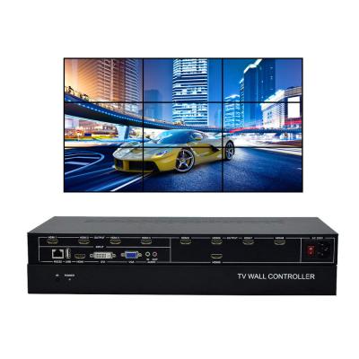 China Video Wall Controller 3x3 3x2 2x4 4x2 2x5 USB DVI VGA HDMI I TV Multi Processor Clip Wall Video Signal 3x3 Wall Controller for sale