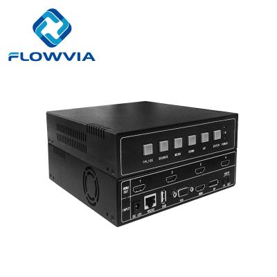 China hd 9 screen hdi vga usb usb av cvbs diy multi dvi multi signal 1x2 2x2 2x3 3x1 3x3 3x4 1x4 2x4 4x4 8x8 12x12 16x16 4k video wall controllers for sale