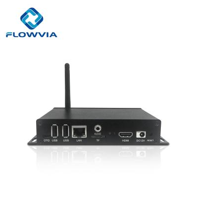 China Wireless Advertising System 4K Network Android Signage TV Media Player Digital Box Processor for sale