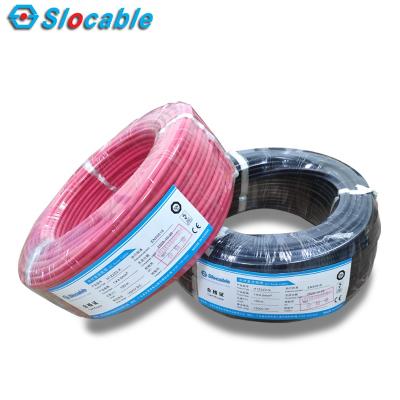 China Power Plant Slocable TUV Approved UV Resistant IP68 4sq Mm Single Core Waterproof Solar Cable for sale