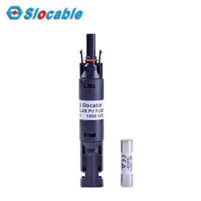 China 2-30A Slocable IP68 1000V DC 10X38 Solar System PV Fuse And Solar Fuse Holder for sale