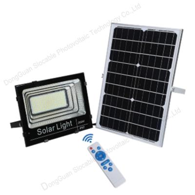 China Garden Slocable High Brightness Waterproof Solar 25W 40W 60W 100W 200W LED Flood Light for sale