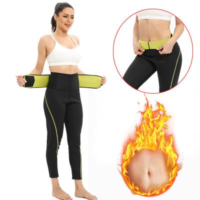 China QUICK DRY Women Neoprene Sports Yoga Burning Sweat Belt Yoga Pants for sale