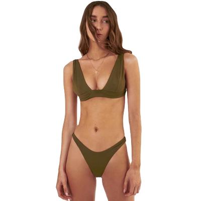 China Custom Sexy Women's Breathable Swimwear Diving Swimming Bikini for sale