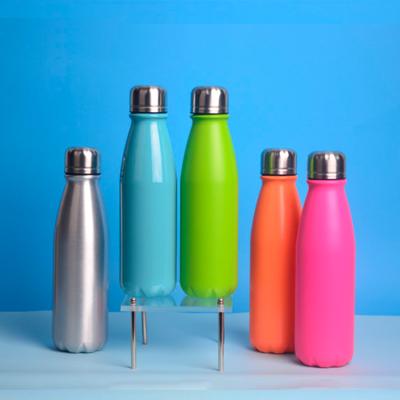 China Logo Printing Leak-Proof Sports Cola Water Shape Viable Custom Water Bottle Aluminum Cola Flask for sale