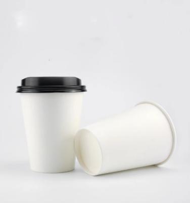 China Disposable Factory wholesale custom printed logo 7oz 9oz 13oz 15oz 24oz biodegradable disposable paper cup for sale