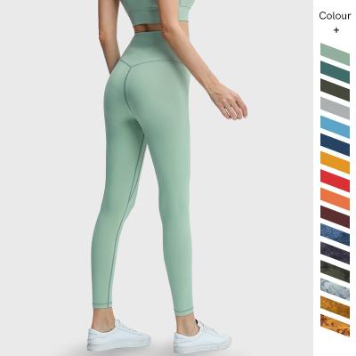 China 2021 Seamless Sportswear Yoga Clothing Gym Breathable Running Fitness Wear High Waisted Workout Leggings Yoga for sale