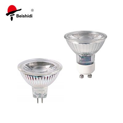 China Residential Glass Material Spot Light MR16 GU10 5W 7WLED BULB for sale