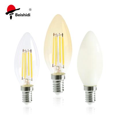 China Residential C35 Led Filament Bulb Candle E14 Led Lamp Led Filament Bulb 4/6W for sale