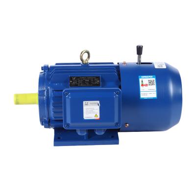 China Drip-proof YEJ-80M1-2 Low noise 0.75KW Electromagnetic brake AC  motor with best price for sale