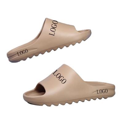 China Cushioning Slippers Custom LOGO Yeezy Slippers Men Slides Women sandal shoes for sale