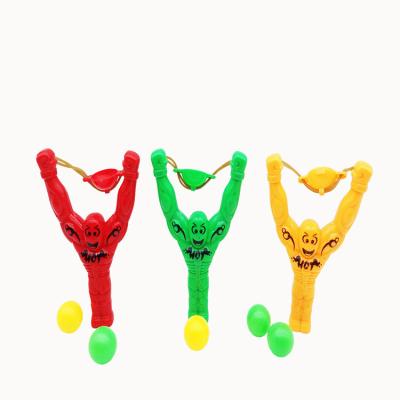 China ABS plastic children's slingshot sport catapult toy with ball slingshot gun hunting slingshot promotion toys gift toy for sale