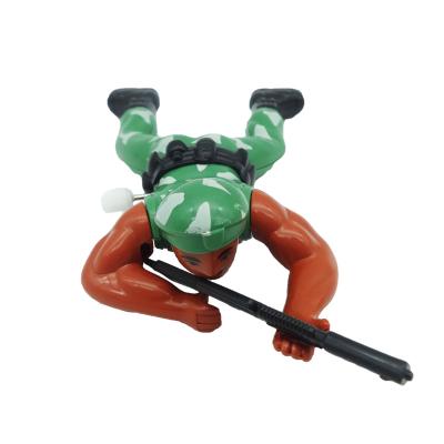 China ABS plastic wind up toy plastictoy gift plastic wind up toys for children wind up 2018 toys soldier toy wind up crawling soldier for sale