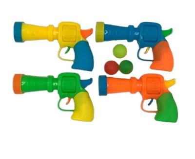 China Interesting Ping Pong Gun Safety Promotion Design Ping Pong Ball Toy Gun Plastic Toy Guns For Boys for sale